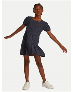 Платье на каждый день обычный крой KG0KG08337 M, синий Tommy hilfiger