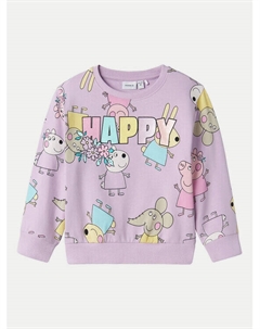 Толстовка обычного кроя Fira Peppa 13240631, фиолетовый Name it