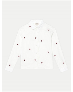 Рубашка обычного кроя Lina 15317047, белый Kids only