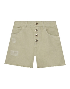 Шорты из ткани обычного кроя J5GD29 WH6L0, бежевый Guess