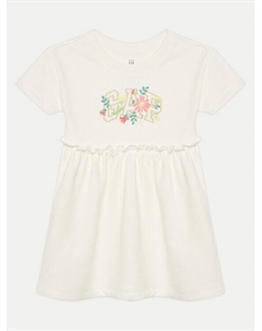 Платье на каждый день обычный крой 736116-01, экрю Gap