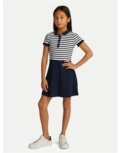 Платье на каждый день обычный крой, синий Tommy hilfiger