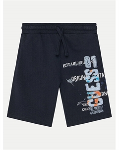 Шорты из ткани обычного кроя L5GD06 KA6R4, синий Guess