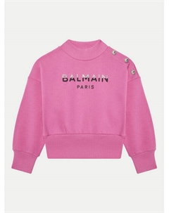 Толстовка обычного кроя BV4A90-Z0081, розовый Balmain