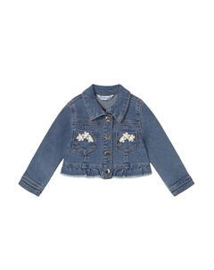 Джинсовая куртка обычного кроя 1461, синий Mayoral