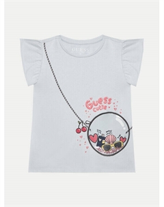 Футболка обычного кроя K5GI05 K6YW4, голубой Guess