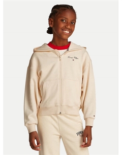 Толстовка обычного кроя Varsity KG0KG08318, бежевый Tommy hilfiger