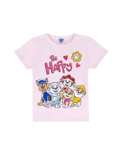 Футболка с принтом , розовый Paw patrol