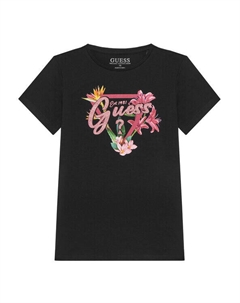 Футболка обычного кроя J5GI16 K6YW4, черный Guess