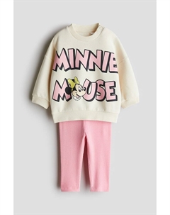 Комплект из двух предметов: толстовка и леггинсы, мультиколор H&m