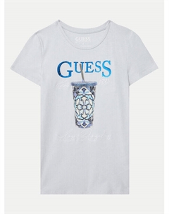 Футболка обычного кроя J5GI08 K6YW4, голубой Guess