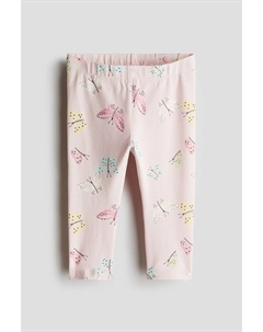 Леггинсы из хлопка с принтом, мультиколор H&m