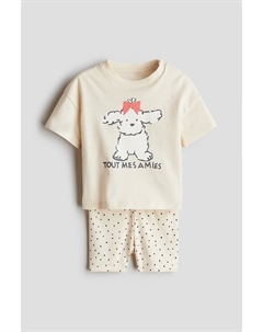 Костюм-Двойка из хлопчатобумажного трикотажа, мультиколор H&m