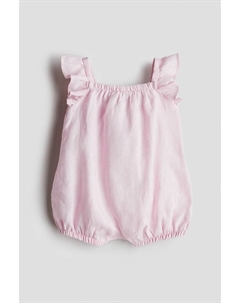 Льняной комбинезон, розовый H&m