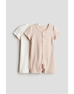 Комплект из 2 пижам из хлопкового джерси, мультиколор H&m