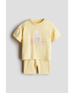 Костюм-Двойка из хлопчатобумажного трикотажа, мультиколор H&m