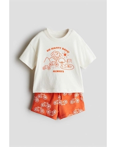 Костюм-Двойка из хлопка, мультиколор H&m