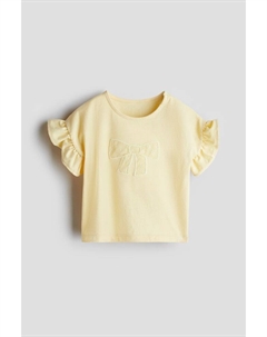 Хлопковая рубашка с аппликациями, мультиколор H&m