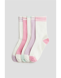 5 упаковок носков, мультиколор H&m