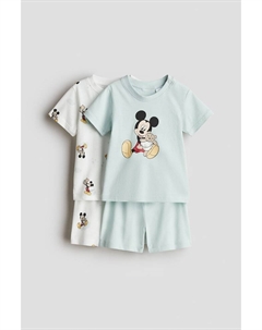 2 пижамы из хлопка, мультиколор H&m