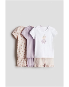 3 пижамы в упаковке, мультиколор H&m