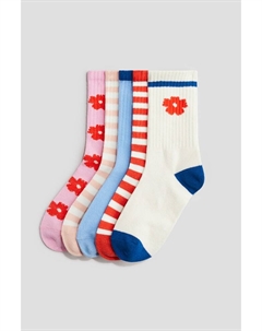 5 упаковок носков, мультиколор H&m