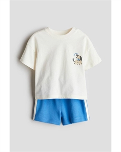 Комплект из 2 предметов: футболка и шорты, мультиколор H&m