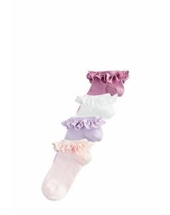 Носки RUFFLE 4 PACK, фуксия Next