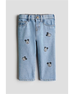 Джинсы с вышивкой, мультиколор H&m