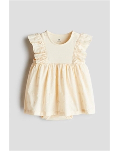 Платье-Боди с воланами, желтый H&m