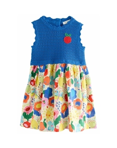 Вязаное платье REGULAR FIT - 2-IN-1, синий Next