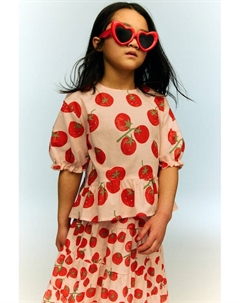 Блузка с баской, мультиколор H&m