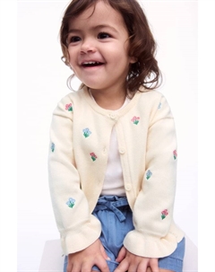 Кардиган с вышивкой, мультиколор H&m