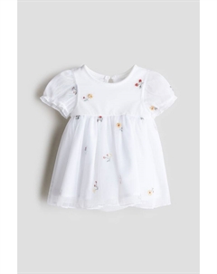 Платье-Боди из вышитого тюля, мультиколор H&m