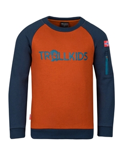 Толстовка Sandefjord, оранжевый Trollkids