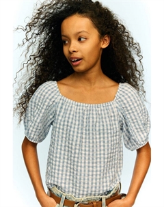 Блузка из хлопка в полоску, мультиколор H&m