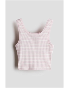 Топ из трикотажной ткани в рубчик, мультиколор H&m