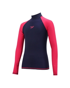 Лонгслив Deligth, розовый/темно-синий Speedo