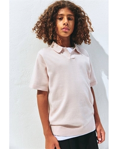 Рубашка-Поло из тонкой вязки, розовый H&m