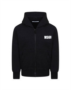 Толстовка на молнии, черный Msgm