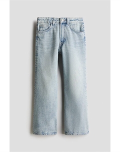 Джинсы свободного кроя с заниженной талией, синий H&m