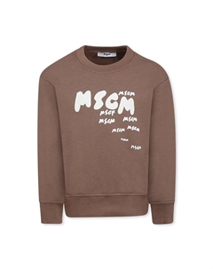 Толстовка, коричневый Msgm
