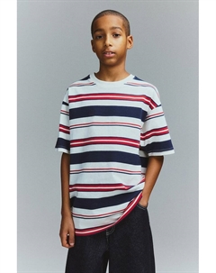 Футболка свободного кроя из хлопка, мультиколор H&m