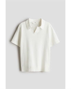 Рубашка-Поло из тонкой вязки, белый H&m