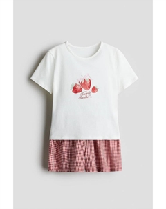 Пижама с принтом, мультиколор H&m