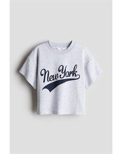 Короткая рубашка с принтом, мультиколор H&m