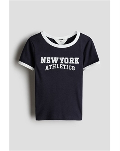 Хлопковая рубашка с рисунком, мультиколор H&m