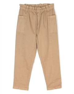 Брюки Tiche с присборенной талией, нейтральный цвет Bonpoint