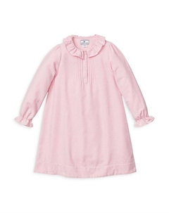 Ночная рубашка Victoria из розовой фланели для девочек - Baby, Little Kid, Big Kid, розовый Petite plume