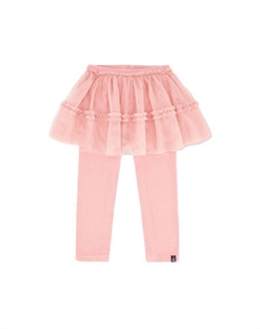 Леггинсы для девочек с юбкой из тюля - Big Kid, розовый Deux par deux